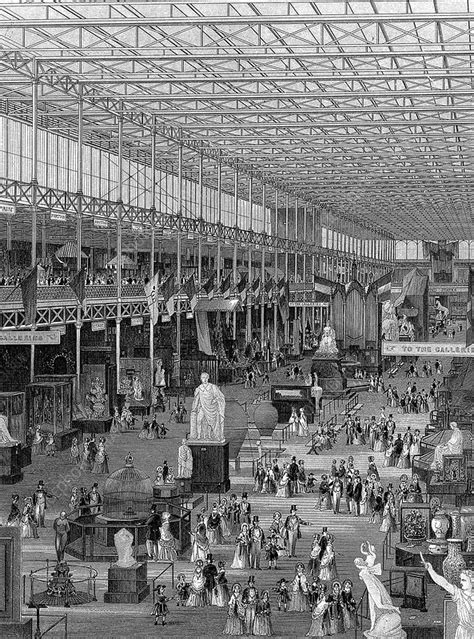 Great Exhibition in the Crystal Palace, London, 1851 - Stock Image ...