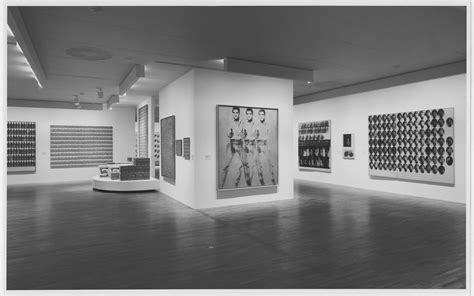 Installation view of the exhibition "Andy Warhol: A Retrospective" | MoMA