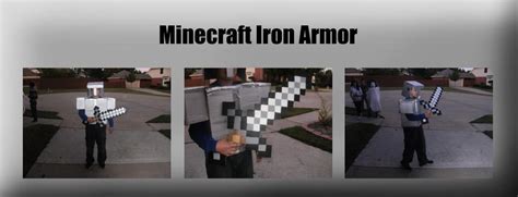 Minecraft Iron Armor Costume by Dragongirl9888 on DeviantArt