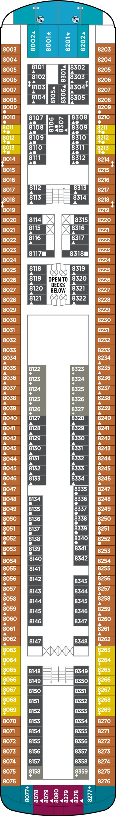 Norwegian Sky Cruise Ship Deck Plans | Norwegian Cruise Line ...