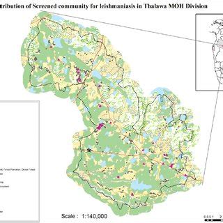 Land use patterns of the study area in Sri Lanka from the Thalawa ...