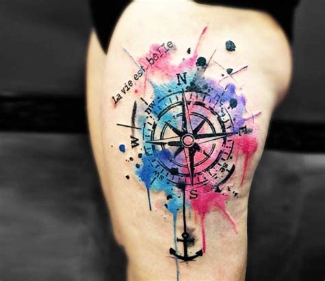 Compass tattoo by Kenlar Tattoo Latest Tattoos, Trendy Tattoos, Unique Tattoos, Simple Tattoos ...