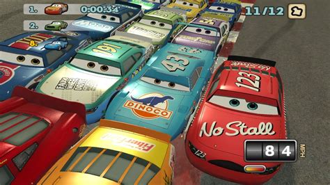 Disney Cars: THE KING on Palm Mile Speedway Piston Cup Race - YouTube