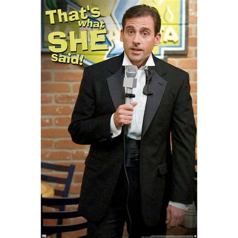 The Office - Michael Scott - That's What She Said Poster - Walmart.com - Walmart.com