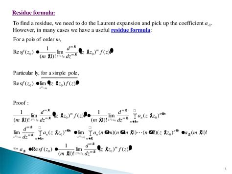 PPT - RESIDUE THEOREM PowerPoint Presentation, free download - ID:9519458