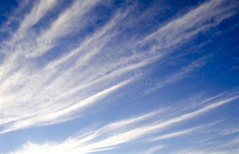 Blue Sky with Clouds Wind II Stock Photo - Image of white, abstract: 57925668