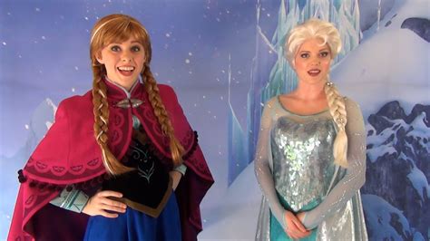 Anna and Elsa from FROZEN - First Public Meet & Greet Appearance, at Disney's Hollywood Studios ...