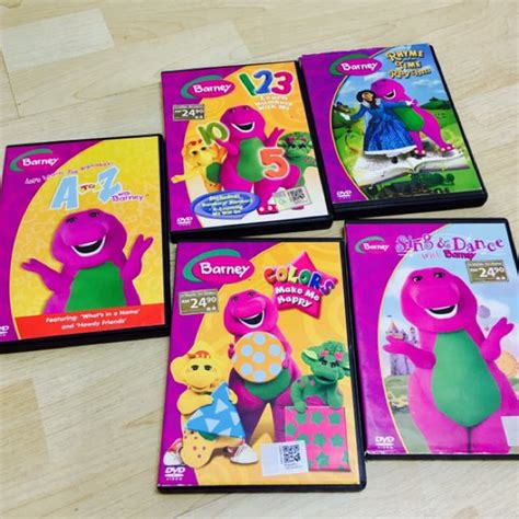 Barney DVDs on Carousell