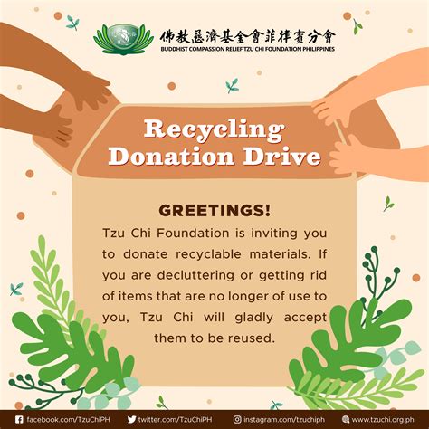 Recycling Donation Drive | Tzu Chi Philippines