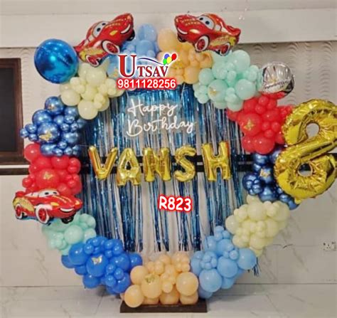 Lightning Mcqueen Theme Decoration – Utsav Birthday Showroom