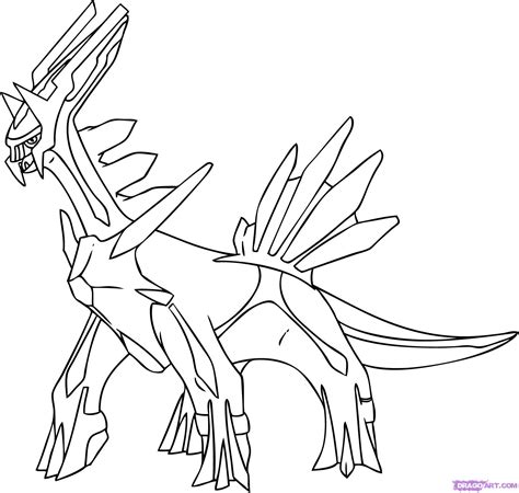 Pokemon Dialga Coloring Pages Ideas