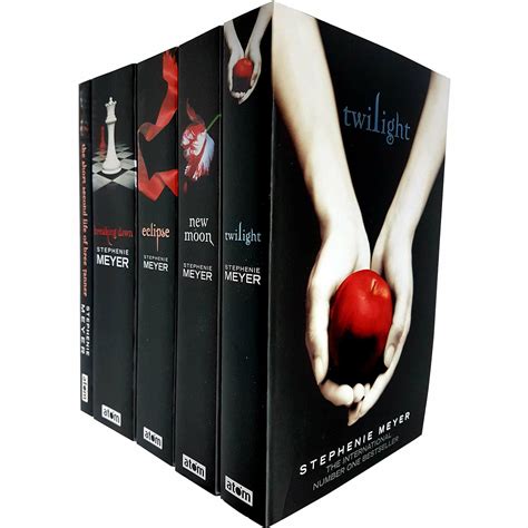 Twilight Saga Black Cover Stephenie Meyer 5 Books Collection Set | The ...