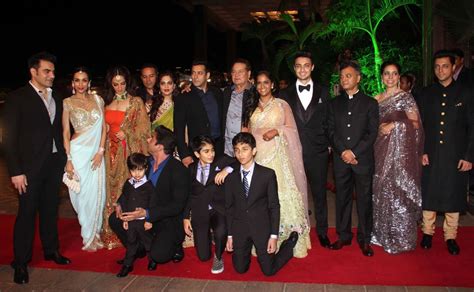 Bollywood stars, corporate honchos and everyone else who turned up at Arpita Khan's Mumbai ...