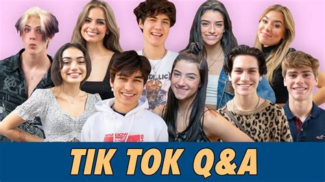 Tik Tok Stars - Tik Tok Q&A - YouTube