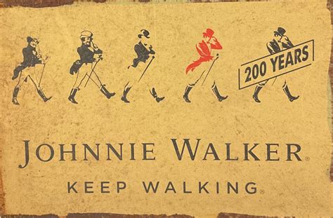 JOHNNIE WALKER-KEEP WALKING – Rusty Tin Signs