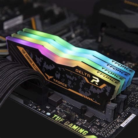 RAM Team Group DELTA TUF Gaming Alliance RGB 32GB (16GBx2) DDR4-3200 ...