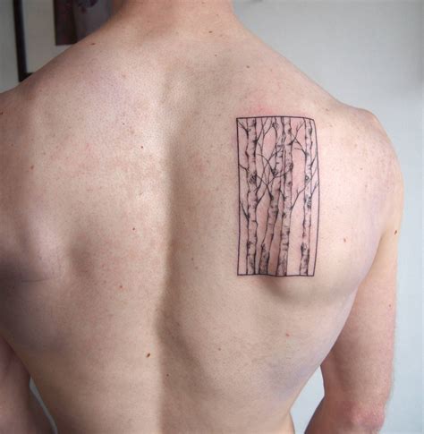 Birch Trees on shoulder - Tattoo People Toronto - Jess Chen | Birch ...