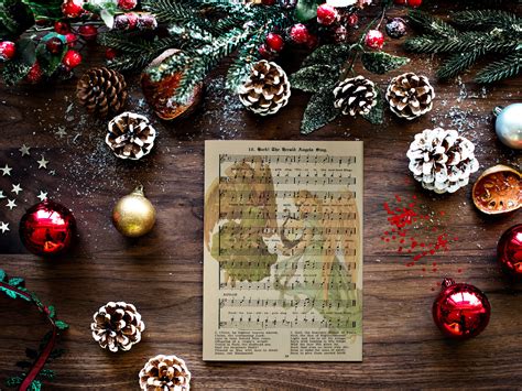 Victorian Christmas Music Images 20 Sheets Instant Digital | Etsy