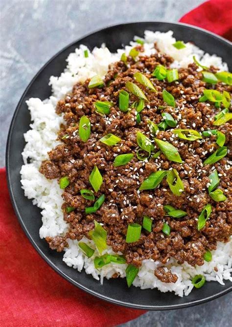 Instant Pot Korean Ground Beef - Simply Happy Foodie