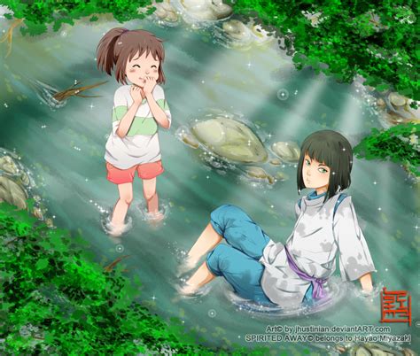 Chihiro and Haku - Magical Movie Festival Fan Art (38861508) - Fanpop