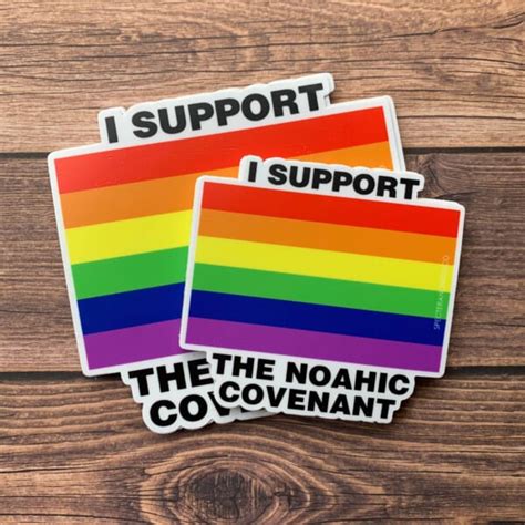 Noahic Covenant Rainbow Sticker • The Majesty's Men