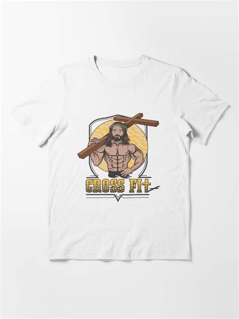 "Jesus CrossFit" T-shirt for Sale by overwithdrawn | Redbubble | funny jesus t-shirts - christ t ...