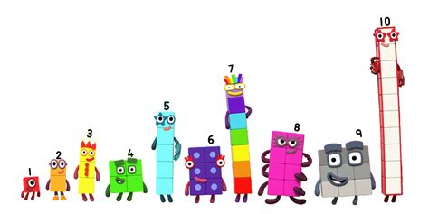 Numberblocks 1-10 Happy Poses by alexiscurry on DeviantArt | Activities, Kids birthday party ...