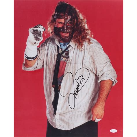 Mick "Mankind" Foley Signed WWE 16x20 Photo (JSA COA) | Pristine Auction