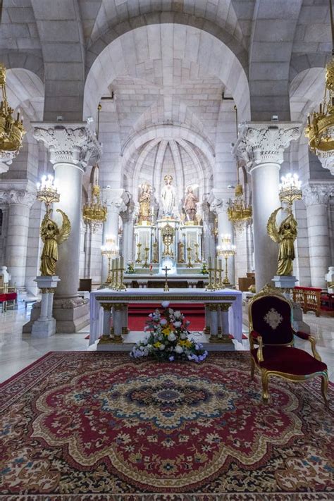 Interior View of Almudena Cathedral - Madrid Editorial Photo - Image of ...