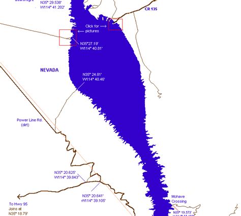 Lake Mohave Map