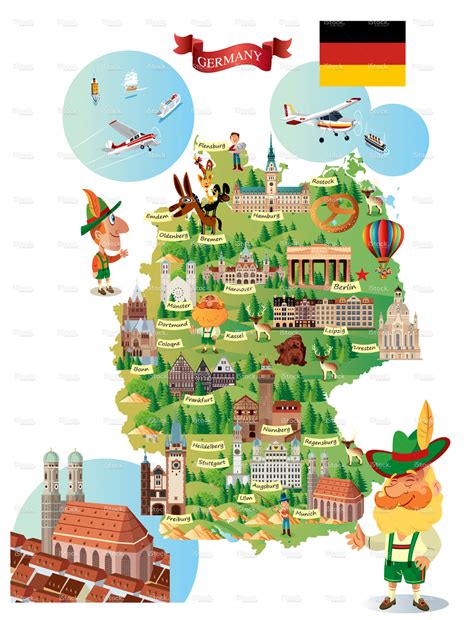 GERMANY CARTOON MAP :: Behance