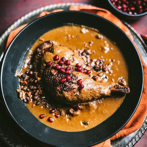 Khoresh Fesenjān {Persian Walnut Pomegranate Chicken Stew} - The Storied Recipe