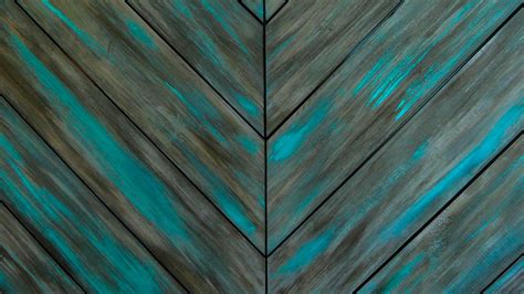 Turquoise wood wall - Abstract art - backiee