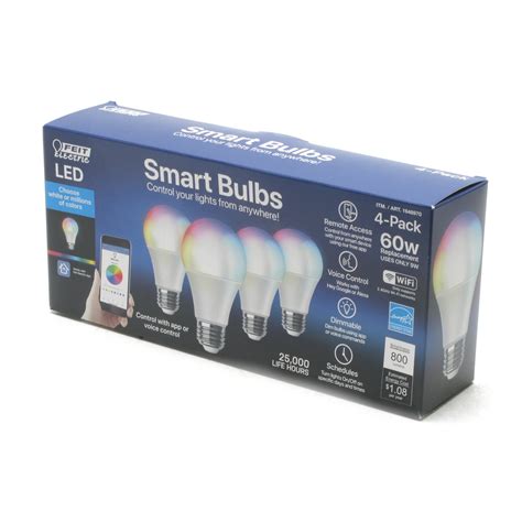 Feit Electric LED Smart Bulbs 4 pack - Surplus Sam's