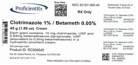 Clotrimazole and Betamethasone Dipropionate Cream USP