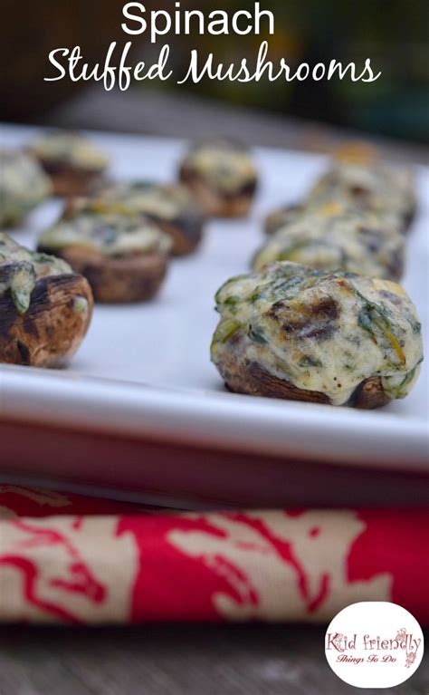 The Best Ever Spinach Stuffed Mushroom Appetizer Recipe