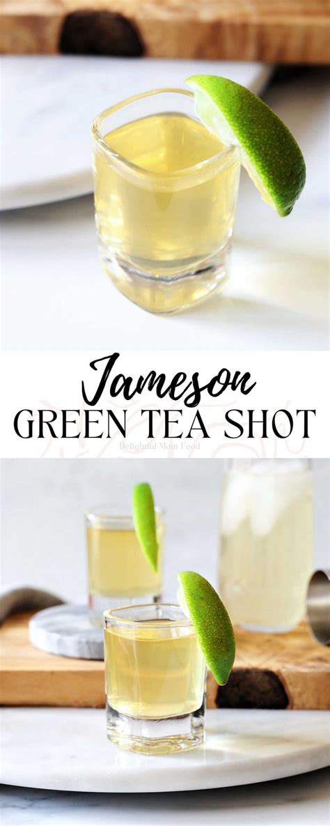 Green tea shot jameson whiskey – Artofit