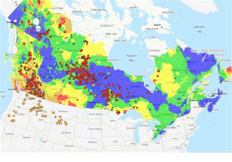 Wildfires In Canada 2025 Map Projection - Dody Carleen