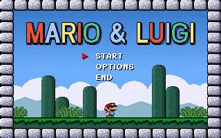 Mario and Luigi (DOS) - online game | RetroGames.cz