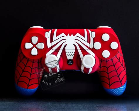 Custom Spiderman Themed Playstation 4 PS4 Dualshock 4 - Etsy | Ps4 controller, Spiderman ps4 ...