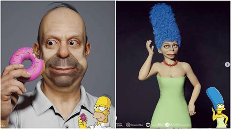 Realistic Recreations of 'The Simpsons' Characters