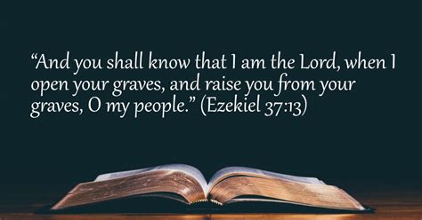 Your Daily Bible Verses — Ezekiel 37:13 — Integrated Catholic Life™