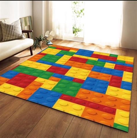 Color Lego Rectangle Rug 11 - Rug in 2022 | Colorful rugs bedroom ...