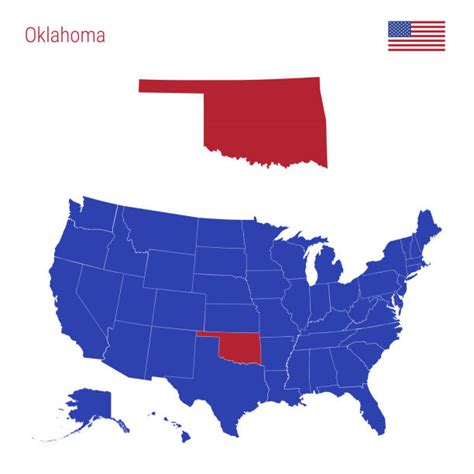 520+ Political Map Of Oklahoma Stock Photos, Pictures & Royalty-Free Images - iStock