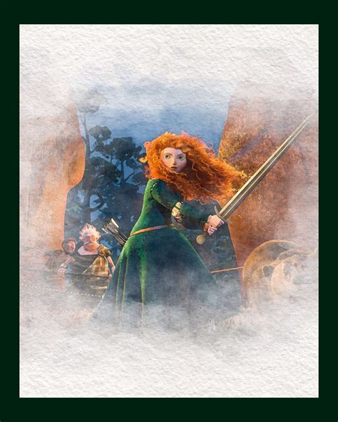 Brave Poster Merida Poster Disney Pixar Poster Disney | Etsy