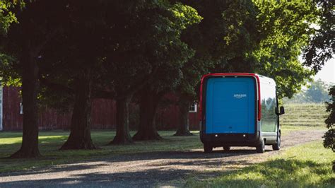 Amazon gives first glimpse of its Rivian electric vans