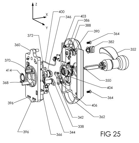 Door Lock Assembly Diagram