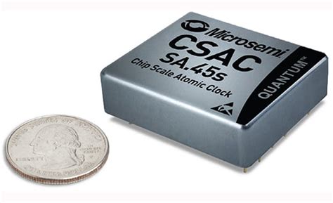 Microsemi debuts chip-scale atomic clock for space - GPS World