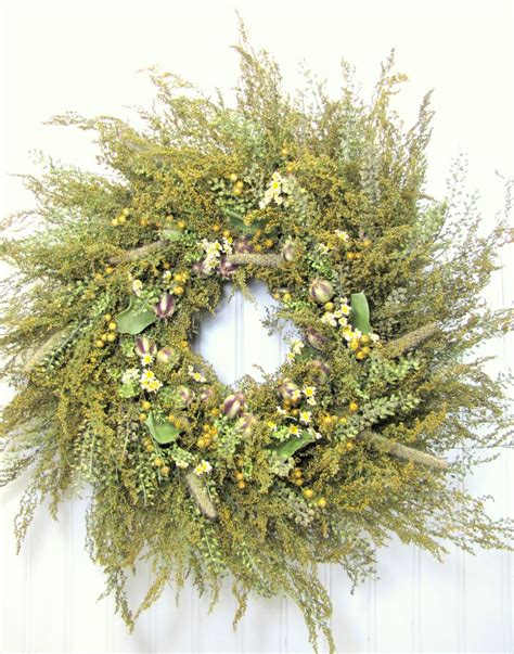 Fragrant Sweet Annie Wreath Rustic Decor by summersweetboutique Dried Floral Decor, Sweet Annie ...