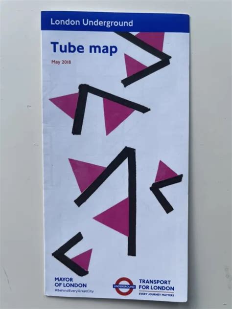 LONDON UNDERGROUND TUBE Map May 2018 Game of Forms by Geta Brătescu $1.27 - PicClick